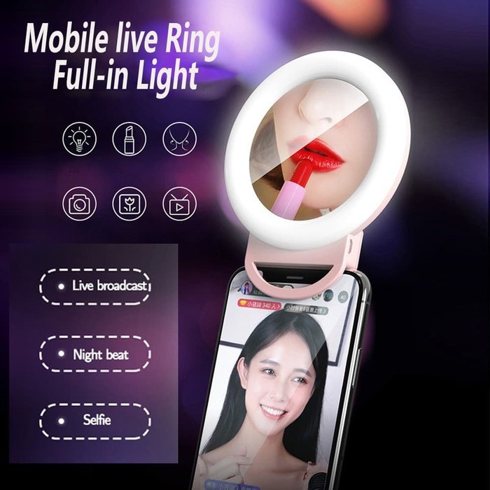 Selfie Ring Light And Mirror – Jaber Game Store