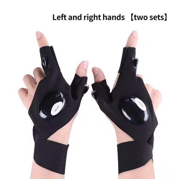 Led light gloves