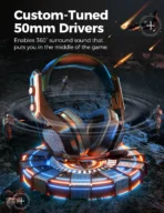 MPOW Iron SE Gaming Headset (BH448A) - Image 3