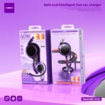 Moxom 60W Retractable Car Charger (PD 30W + QC 3.0) - MX-VC43