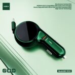 Moxom 60W Retractable Car Charger (PD 30W + QC 3.0) - MX-VC43 - Image 4