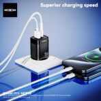 MOXOM GaN 35W Dual Port Fast Charger (USB-C + USB-A) – MX-HC242 - Image 4
