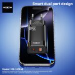 MOXOM GaN 35W Dual Port Fast Charger (USB-C + USB-A) – MX-HC242 - Image 3
