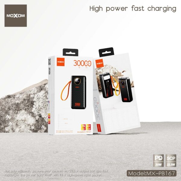 Moxom Power Bank 30000mAh Fast Pd pb167