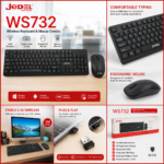 JeDEL WS732 Wireless Combo