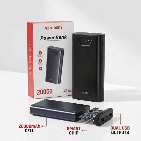 Ven Dens Power Bank 20000mAh