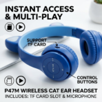 Headphone Wireless P47 - Image 2
