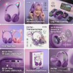 Headphone Wireless P47 purple