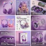 Headphone Wireless P47 purple