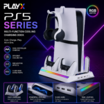 PLAYX PS5 RGB Cooling & Charging Dock