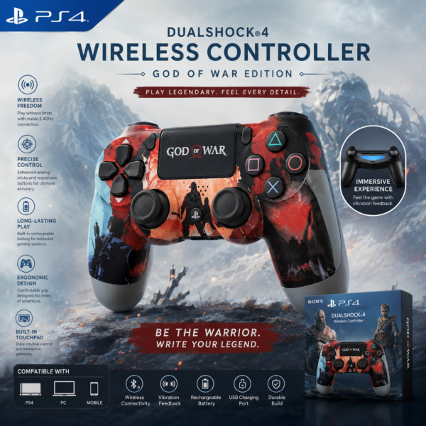 PS4 DualShock 4 God of War Edition Controller