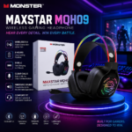 Monster MAXSTAR MQH09 Wireless RGB Gaming Headset