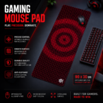 Red Dot Gaming Pad