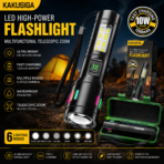 KAKUSIGA Tactical LED Flashlight - Image 3