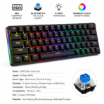 G101D 60% Mechanical Keyboard – Blue Switch - Image 4