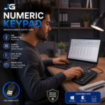 USB Numeric Keypad 19-Key for Laptop & PC - Image 2